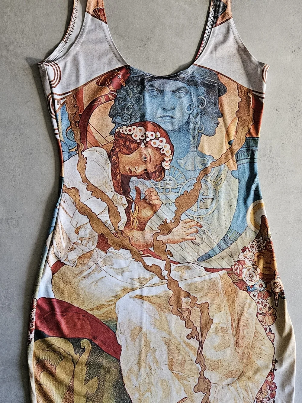 Blackmilk The Slav Epic Bodycon Dress (Museum) - Picture 2 of 6